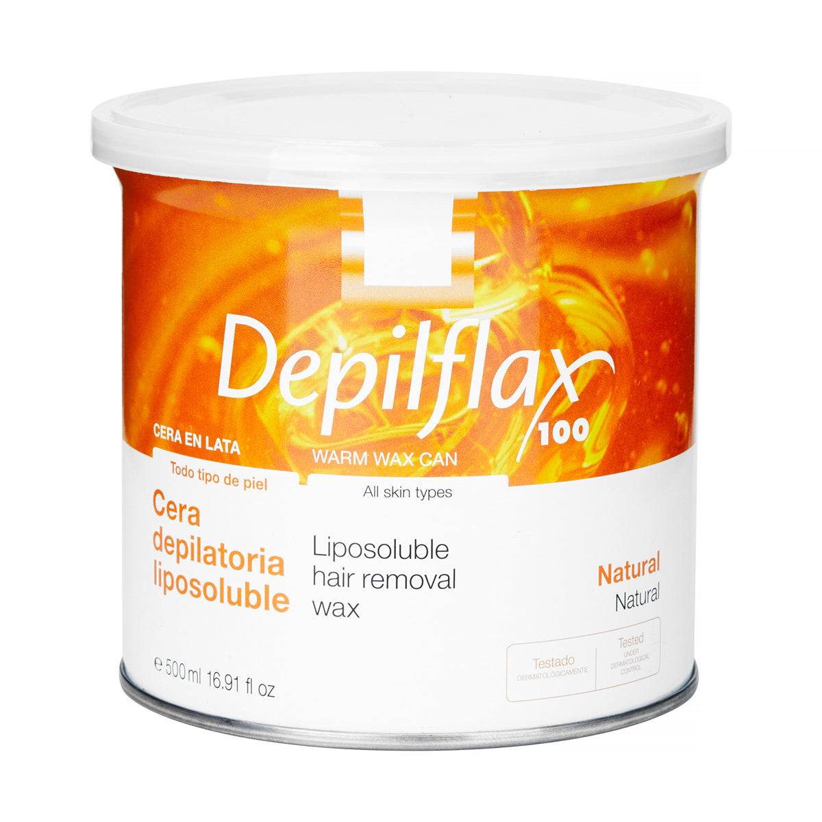Depilflax κερί αποτρίχωσης δοχείο 500ml φυσικό