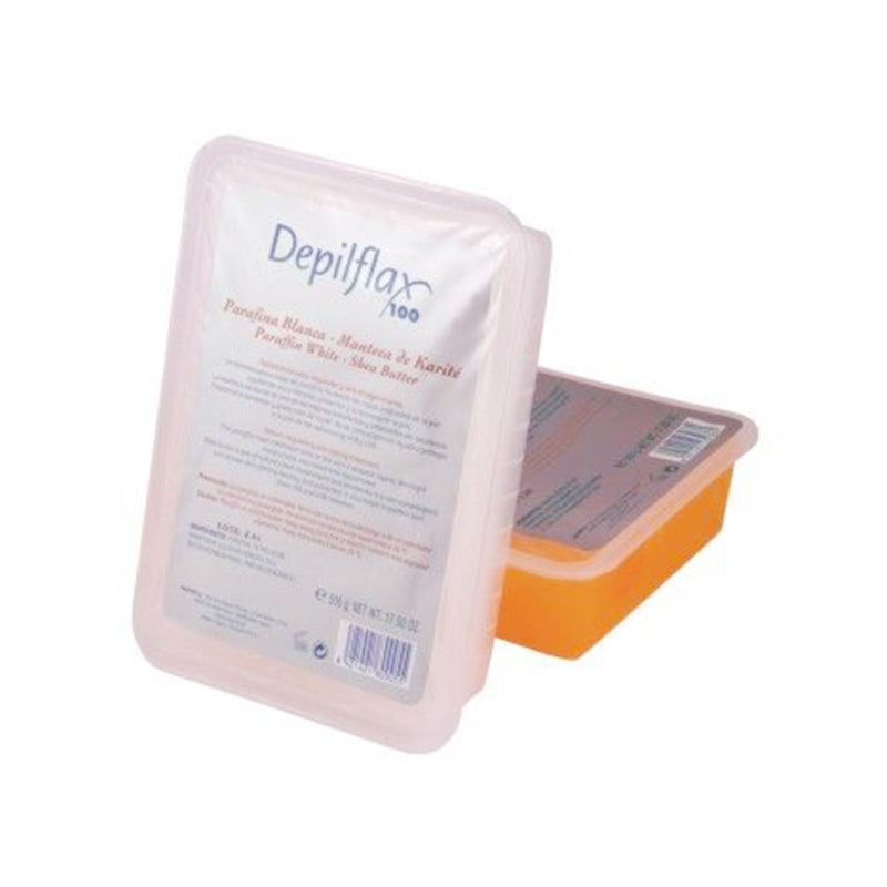 Depilflax 100 λευκή παραφίνη με βούτυρο shea (500 g)