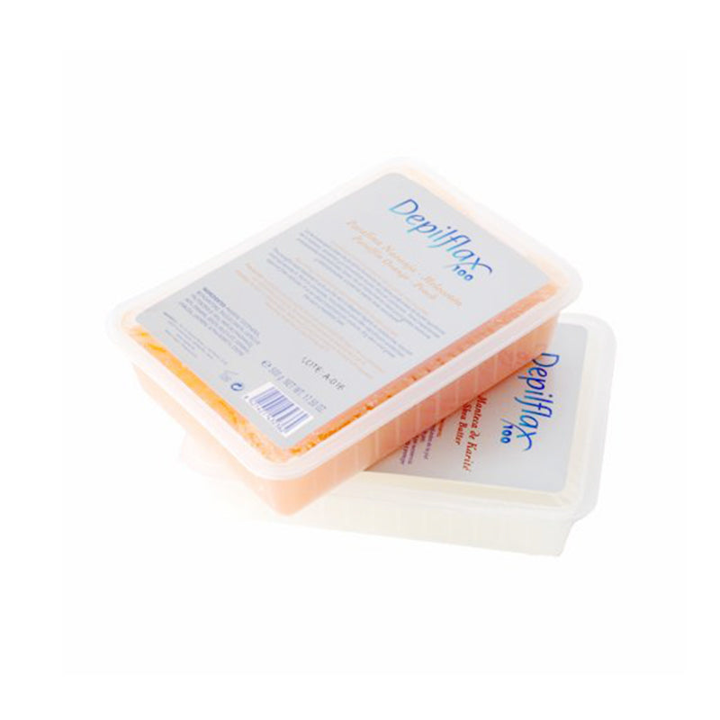 Depilflax 100 παραφίνη πορτοκαλί και ροδάκινο 500g