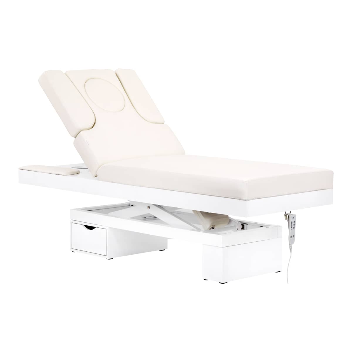 Κρεβάτι spa καλλυντικών azzurro 815b σε γυαλιστερό λευκό