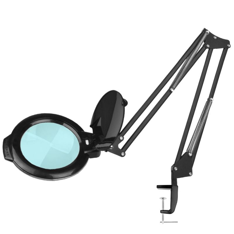Φωτιστικό μεγεθυντικός φακός LED moonlight 8013/6 "μαύρο για επιτραπέζια χρήση