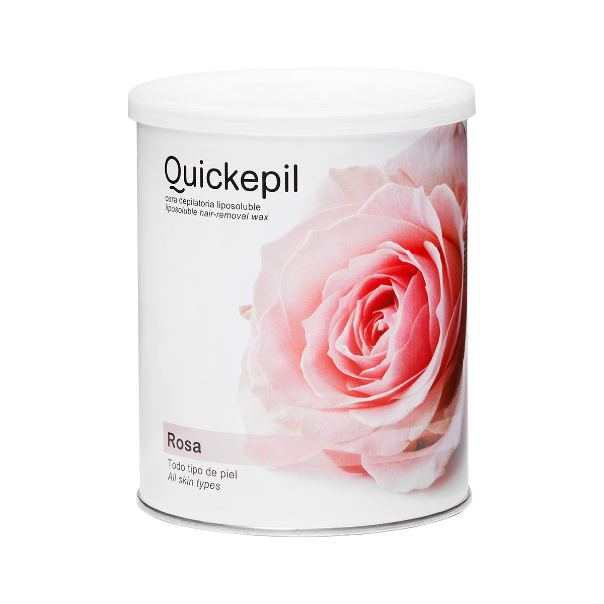 Quickepil αποτριχωτικό κερί δοχείο τριαντάφυλλο 800ml