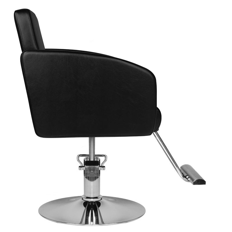 Hair system καρέκλα κουρέα hs40 μαύρη