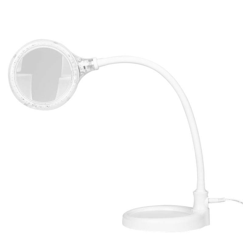 Κομψός λαμπτήρας μεγεθυντικός 2014-2r 30 led smd 5d με βάση και κλιπ για το γραφείο