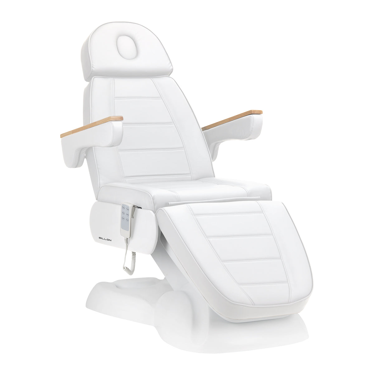 Ηλεκτρική καρέκλα καλλυντικών SILLON Lux 273b 3 μοτέρ λευκή
