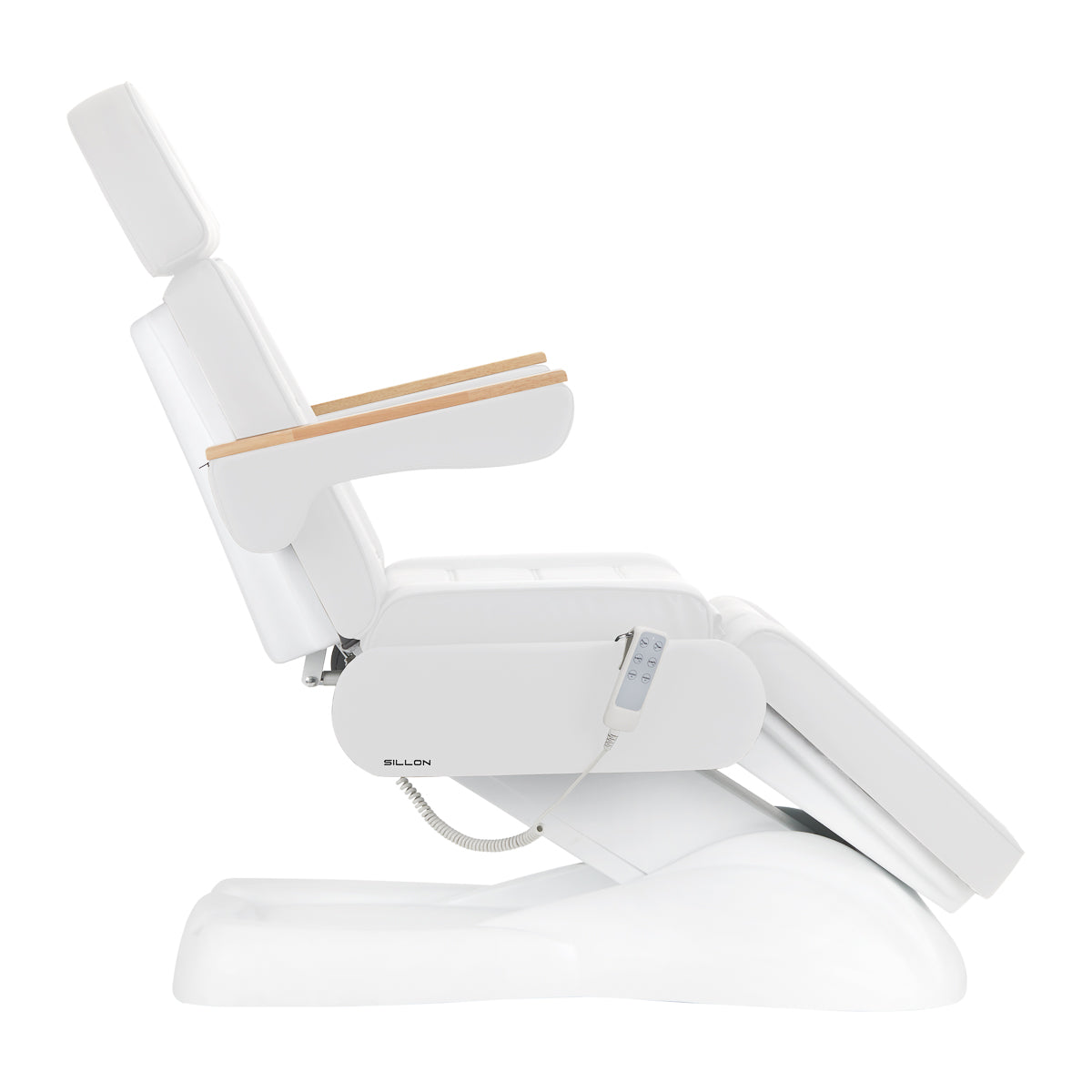 Ηλεκτρική καρέκλα καλλυντικών SILLON Lux 273b 3 μοτέρ λευκή
