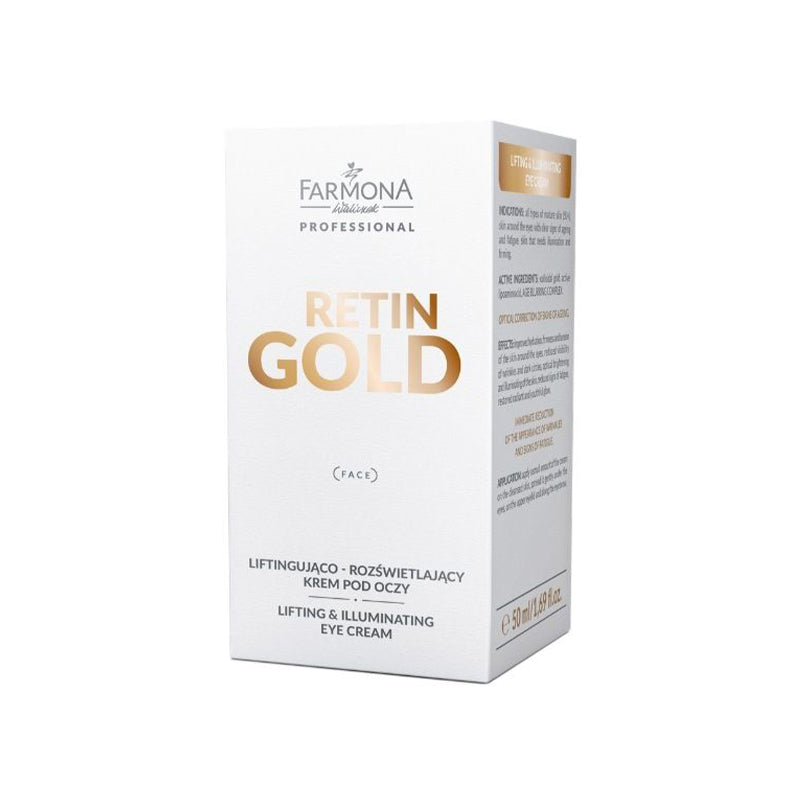 Farmona retin gold ανυψωτική και φωτεινή κρέμα ματιών 50ml