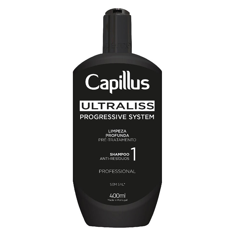 Capillus Ultraliss Nanoplastic, σαμπουάν καθαρισμού, βήμα 1, 400ml