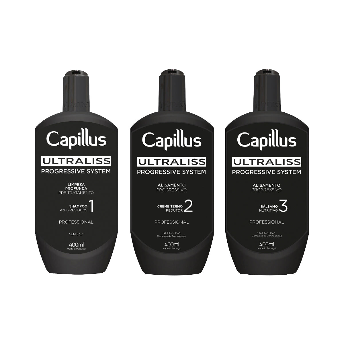 Capillus Ultraliss Nanoplastia, σετ για θεραπεία νανοπλαστικής, 3x400ml
