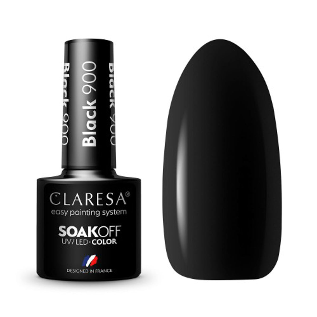 CLARESA Υβριδικό βερνίκι ΜΑΥΡΟ 900 -5g
