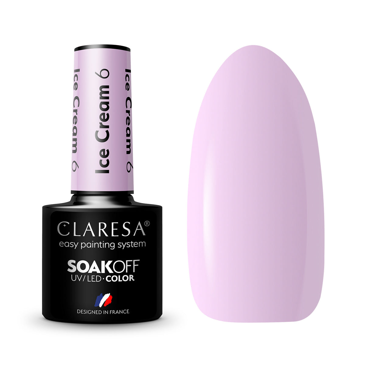 CLARESA υβριδικό βερνίκι Ice cream 6 -5g