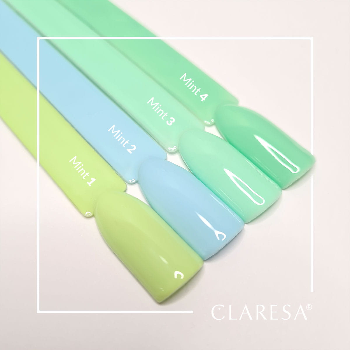 CLARESA Υβριδικό βερνίκι νυχιών MINT 4 -5g