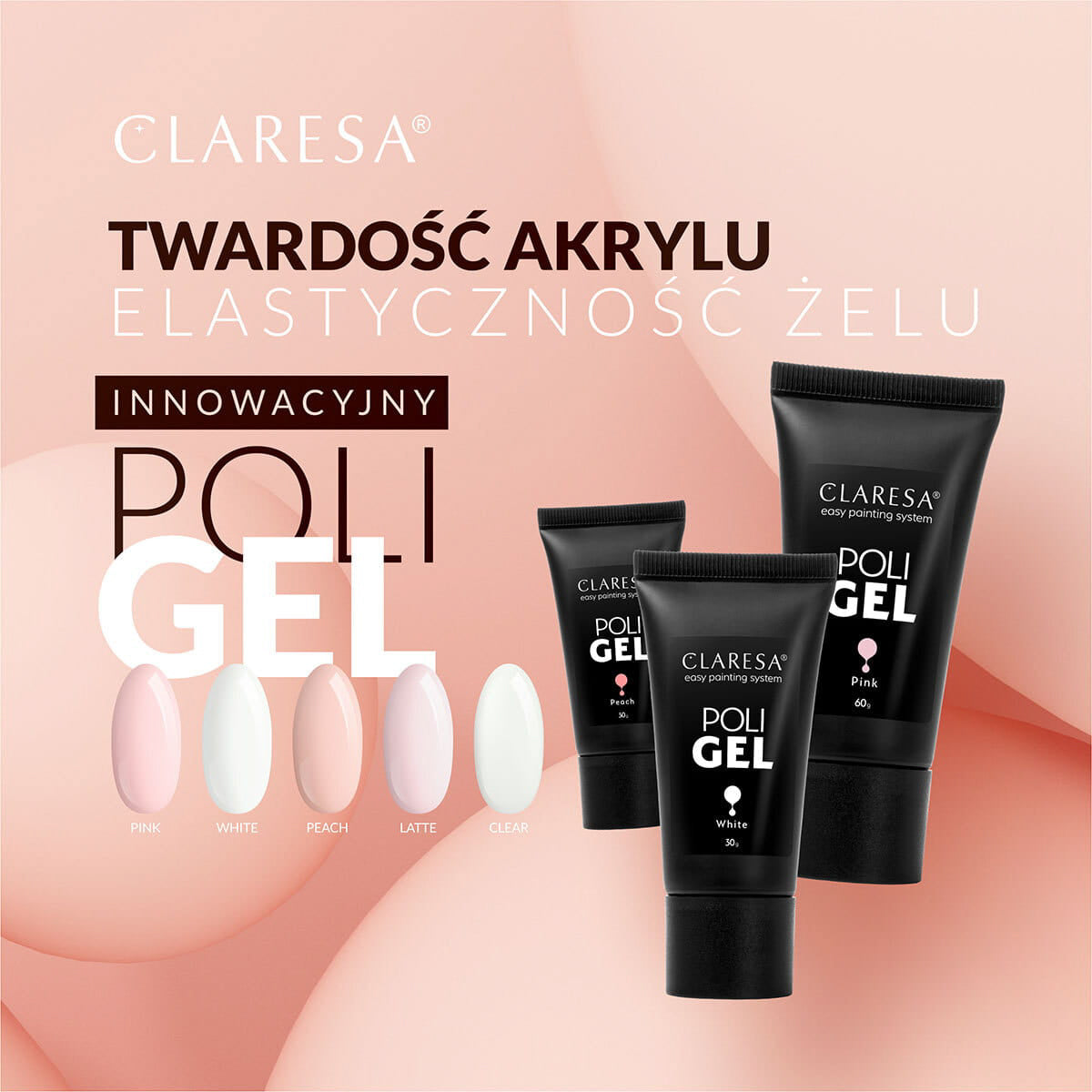 CLARESA POLI GEL ΛΑΤΤΕ 30 g