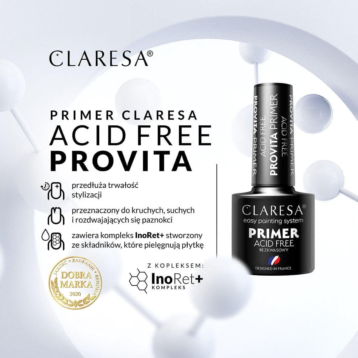 CLARESA Primer. Χωρίς Οξέα Provita