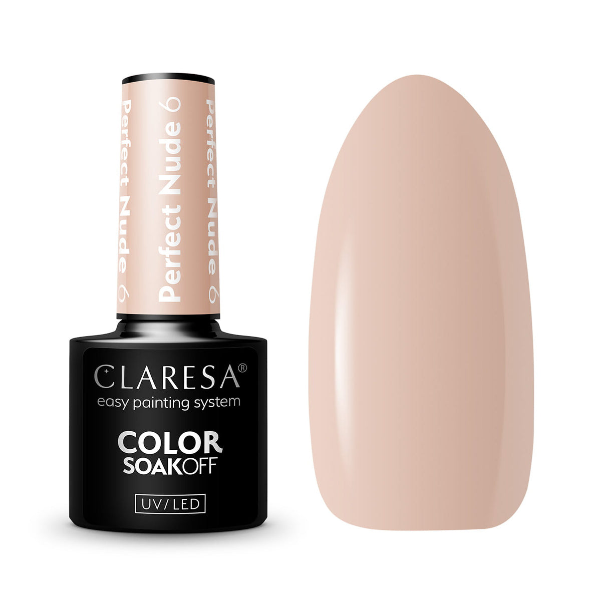 Υβριδικό βερνίκι νυχιών CLARESA PERFECT NUDE 6 -5g