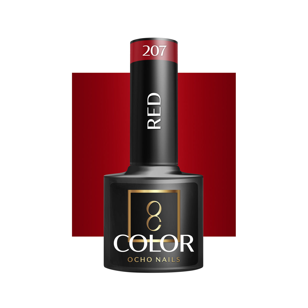 OCHO NAILS Υβριδικό βερνίκι νυχιών κόκκινο 207 -5 g