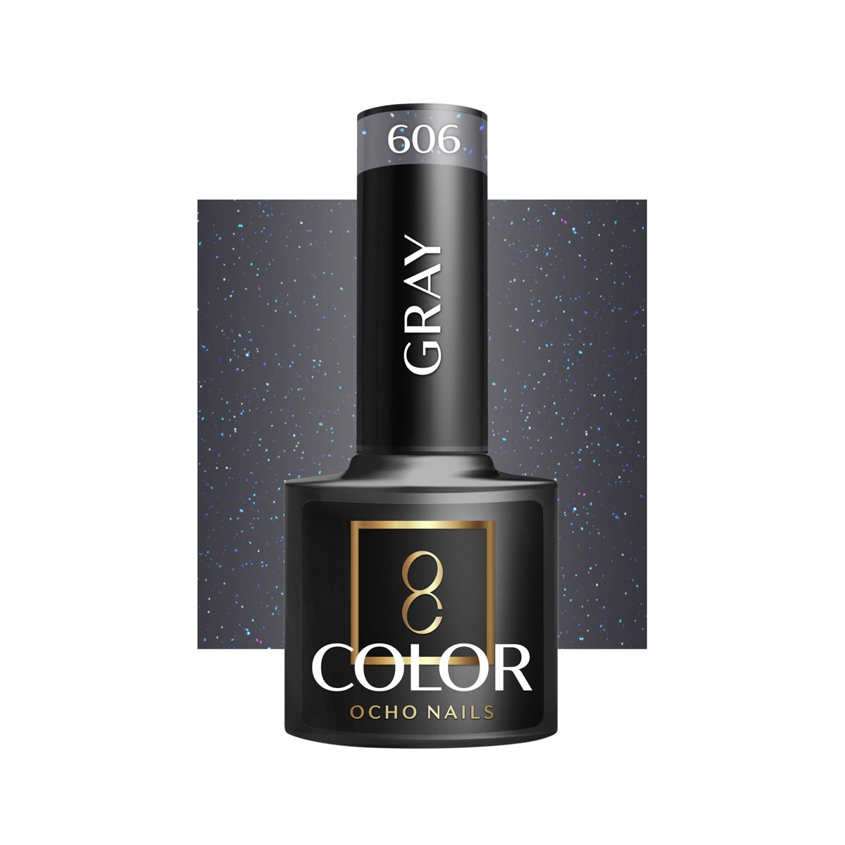 OCHO NAILS Υβριδικό βερνίκι νυχιών γκρι 606 -5 g