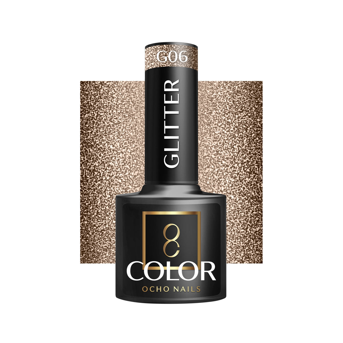 OCHO NAILS Υβριδικό βερνίκι νυχιών glitter G06 -5 g