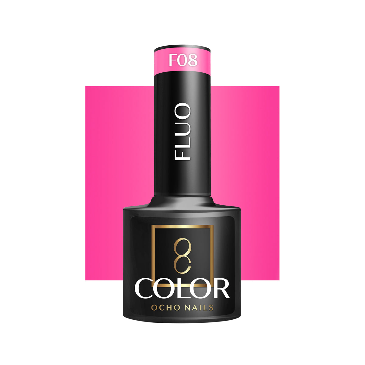 OCHO NAILS Υβριδικό βερνίκι νυχιών φλούο F08 -5 g