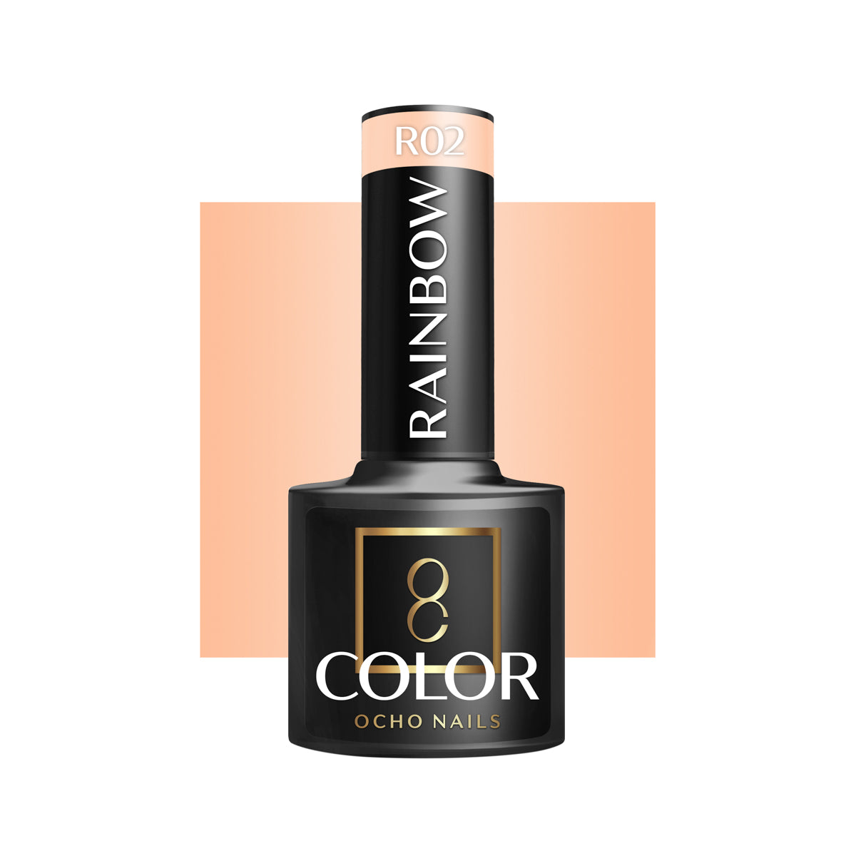 OCHO NAILS Υβριδικό βερνίκι νυχιών ουράνιο τόξο R02 -5 g