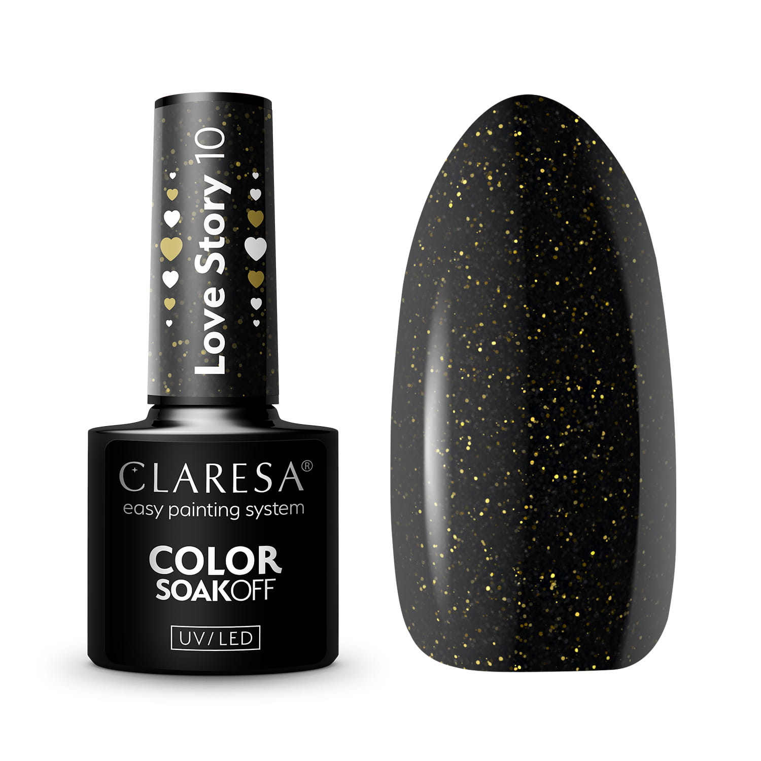 CLARESA Υβριδικό βερνίκι LOVE STORY 10 - 5g