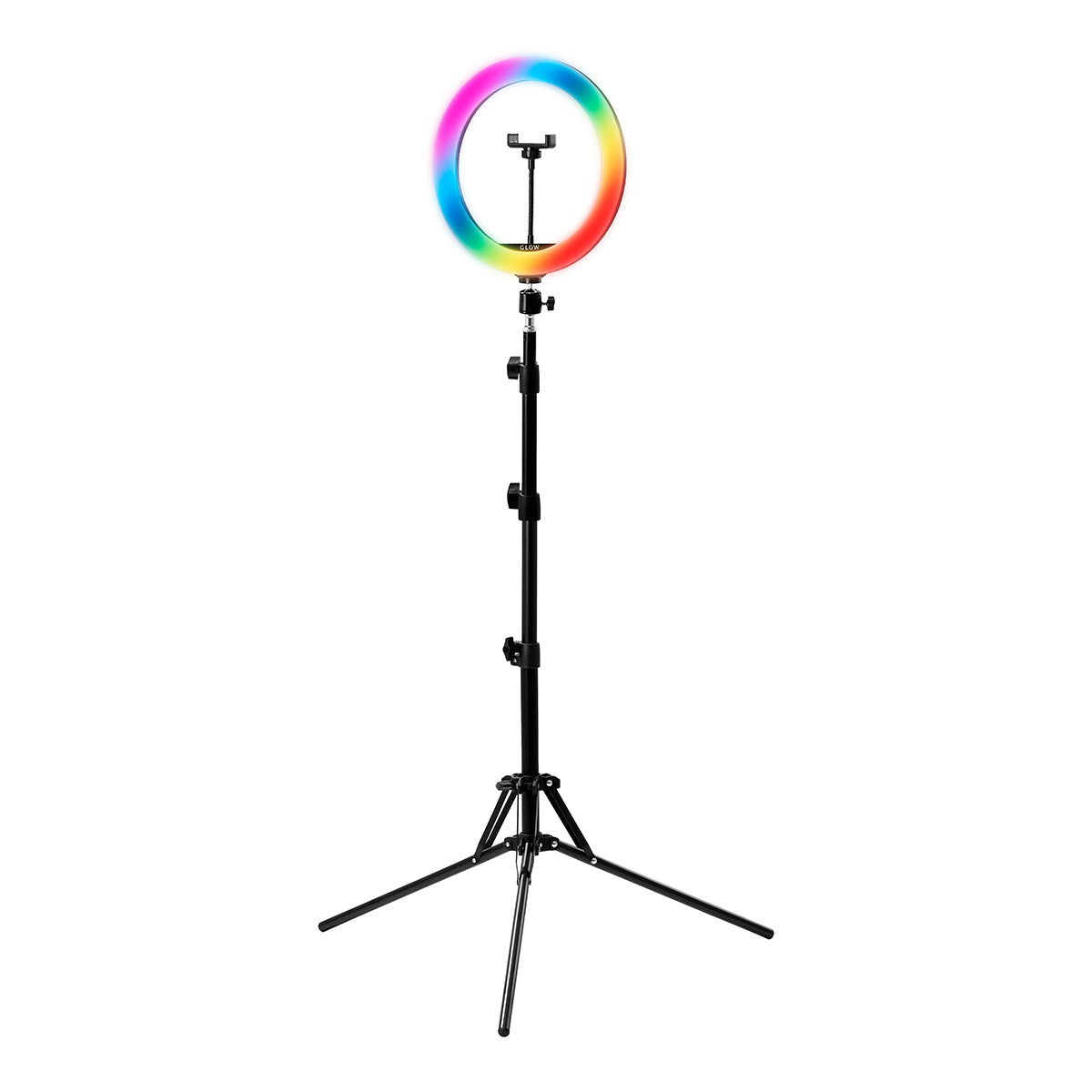 Φωτιστικό δαχτυλίδι GLOW 10" bsc RGB με τρίποδο 10W
