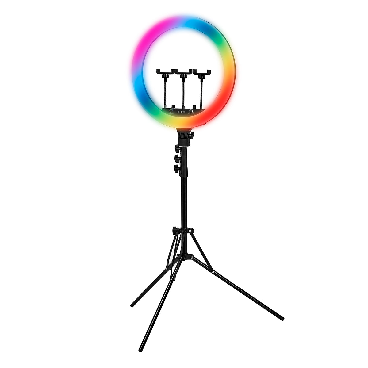 Φωτιστικό δαχτυλίδι GLOW 18" bsc RGB με τρίποδο 45W