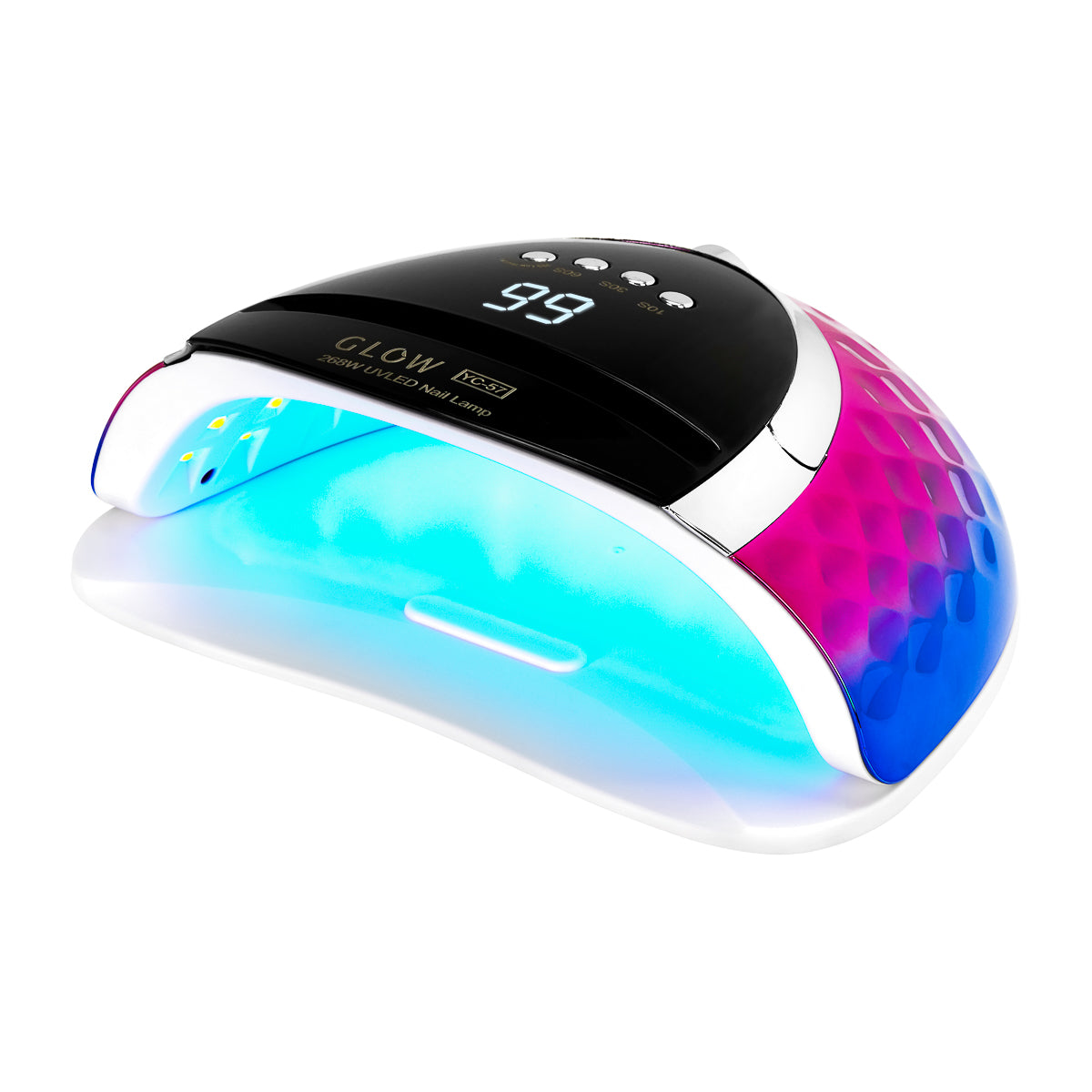 Λάμπα Glow UV LED YC57 RN μπλε ροζ 268W