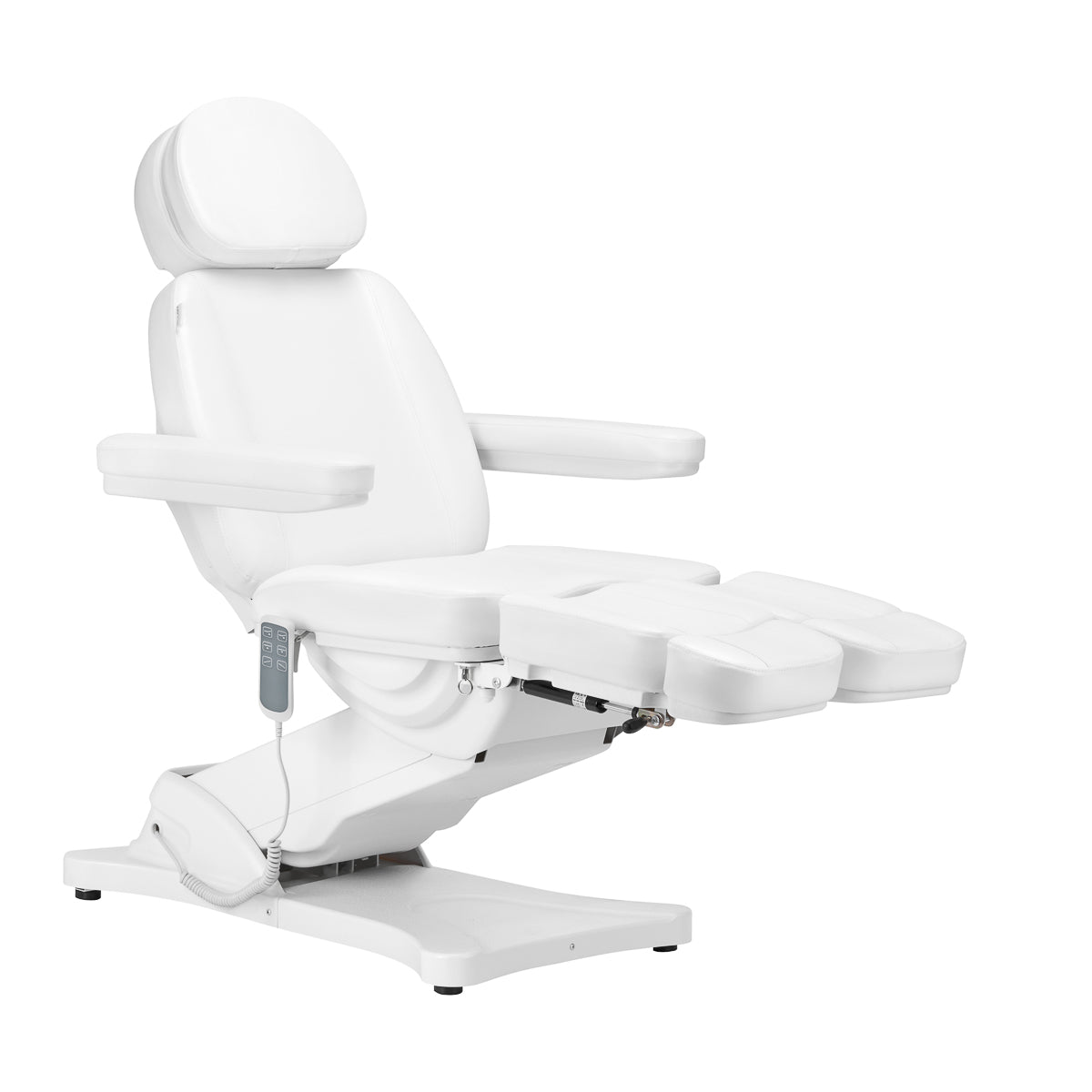 Ηλεκτρική καρέκλα καλλυντικών SILLON CLASSIC 3 μοτέρ με κούνια πεντικιούρ λευκή
