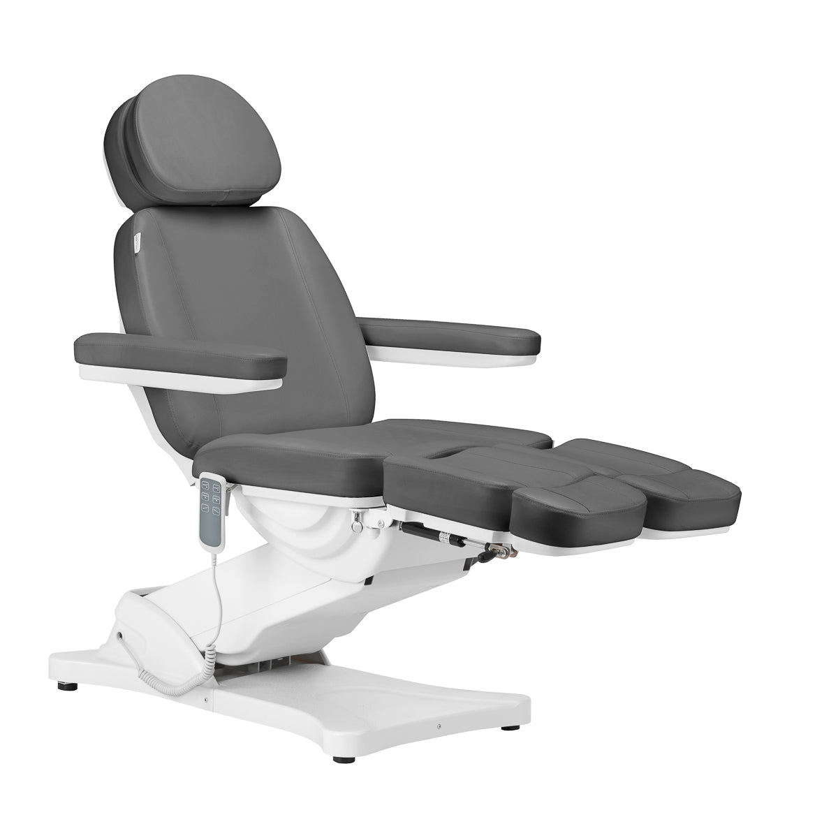 Ηλεκτρική καρέκλα καλλυντικών SILLON CLASSIC 3 μοτέρ με βάση πεντικιούρ γκρι