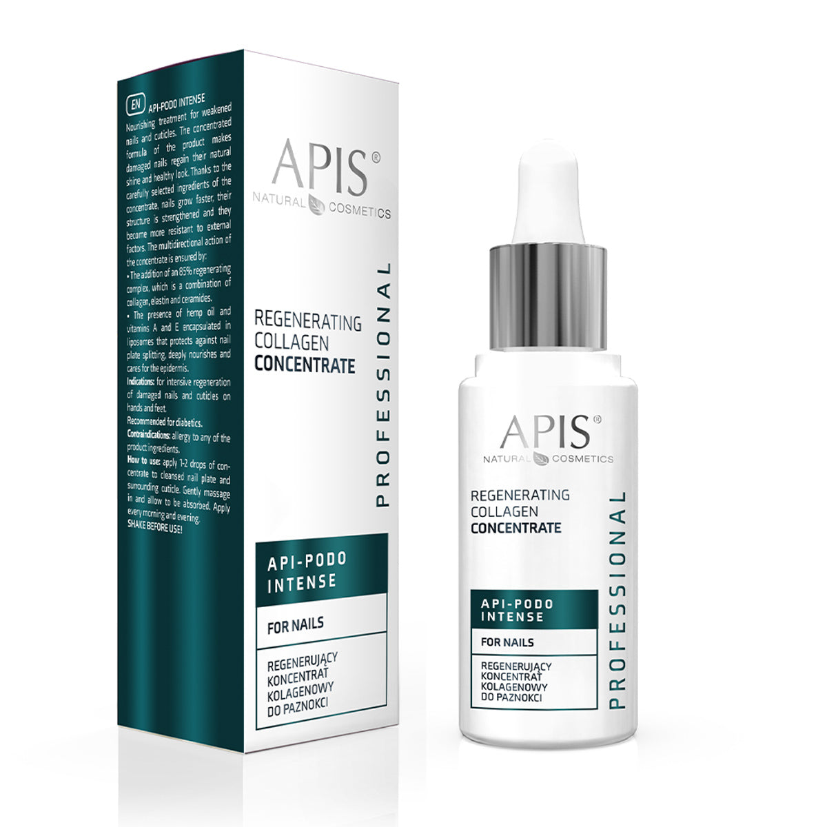 Apis Api-Podo Intense Αναγεννητικός Ορός Κολλαγόνου Νυχιών 30 ml.
