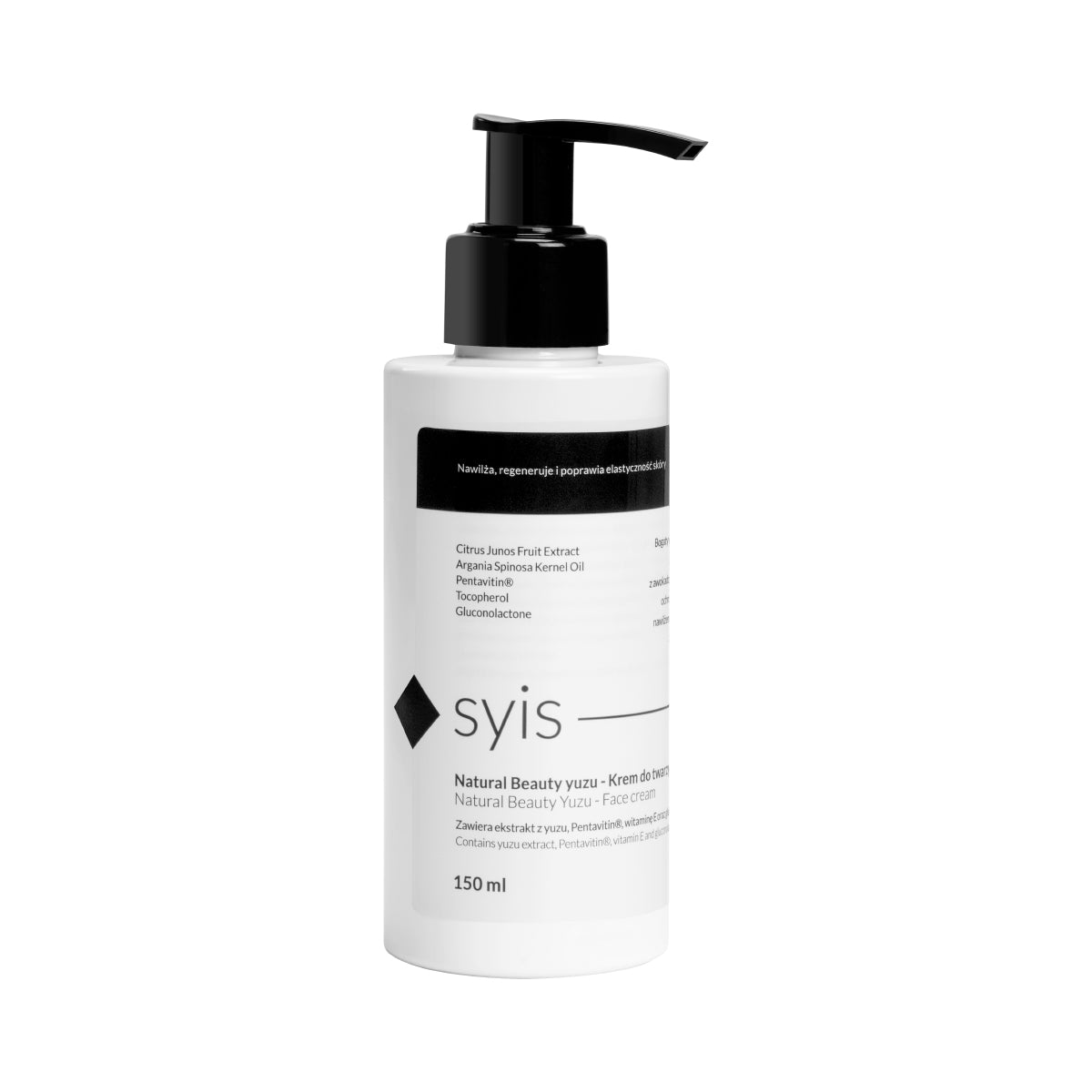 Syis Natural Beauty Κρέμα Προσώπου Yuzu 150 ml