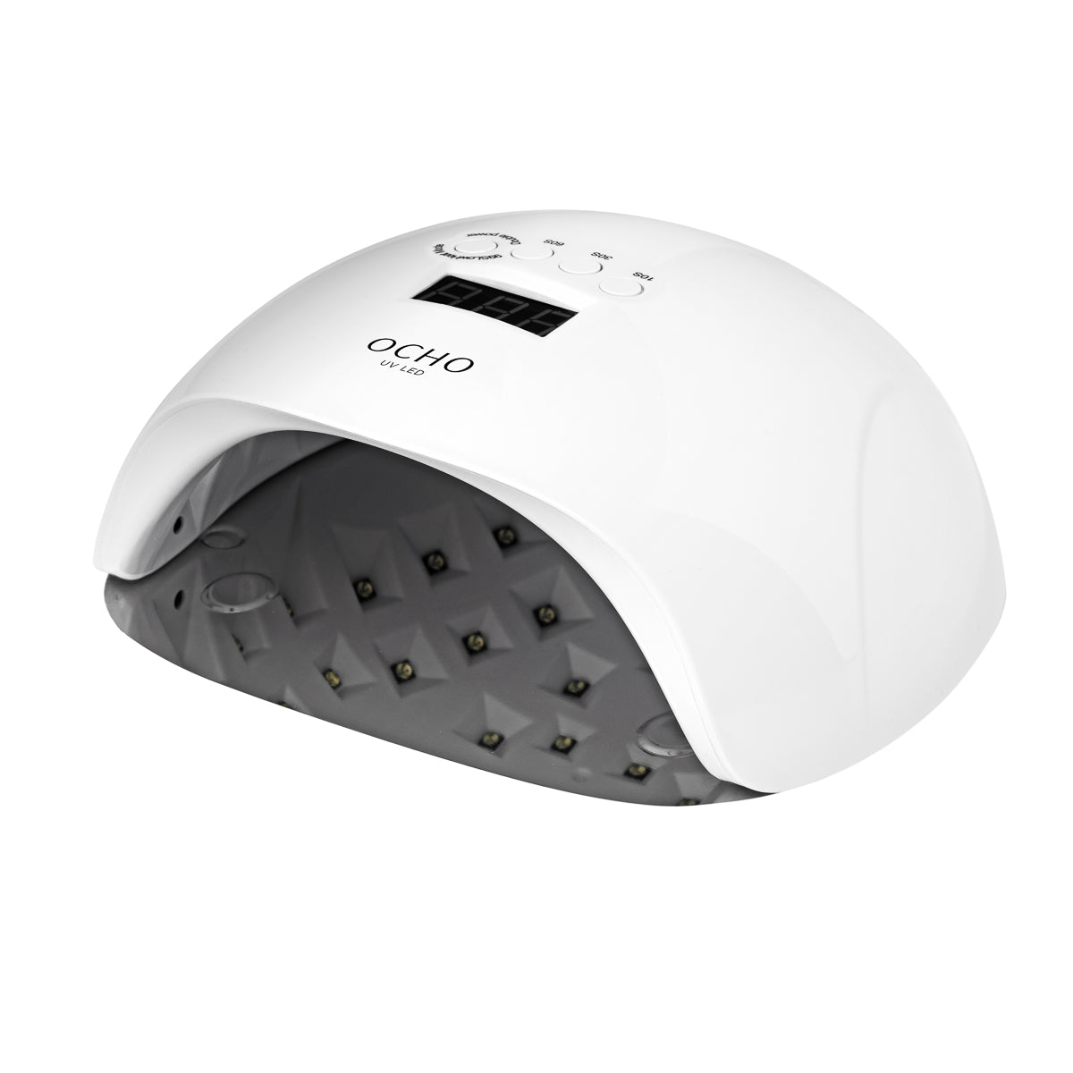 Φωτιστικό UV LED OCHO NAILS X13 65W λευκό με καθρεφτισμένο κάτω μέρος