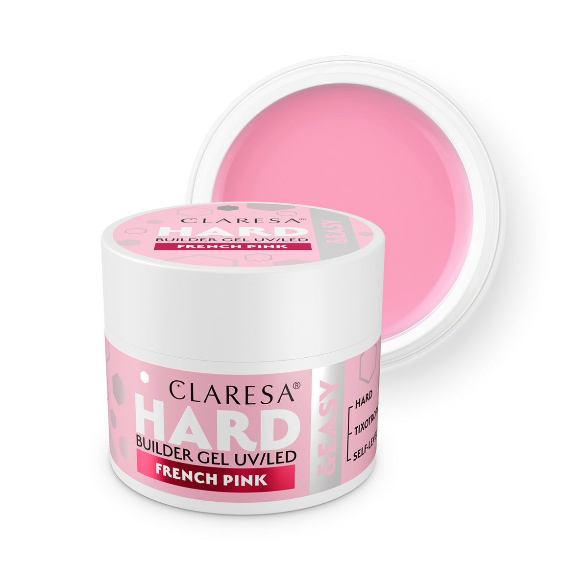 CLARESA HARD&EASY BUILDER GEL ΓΑΛΛΙΚΟ ΡΟΖ 12g