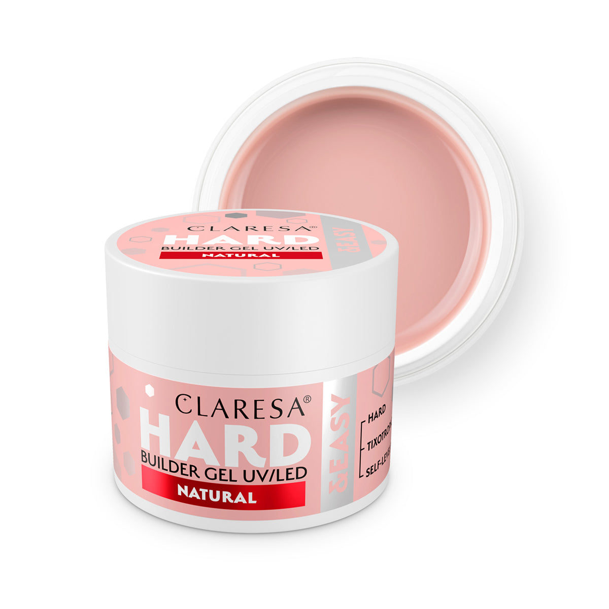 CLARESA HARD&EASY BUILDER GEL ΦΥΣΙΚΟ 45g