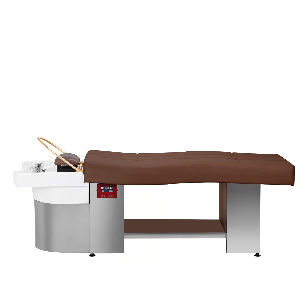 Gabbiano Head Spa 017 Κρεβάτι Πλυσίματος Μαλλιών Καφέ