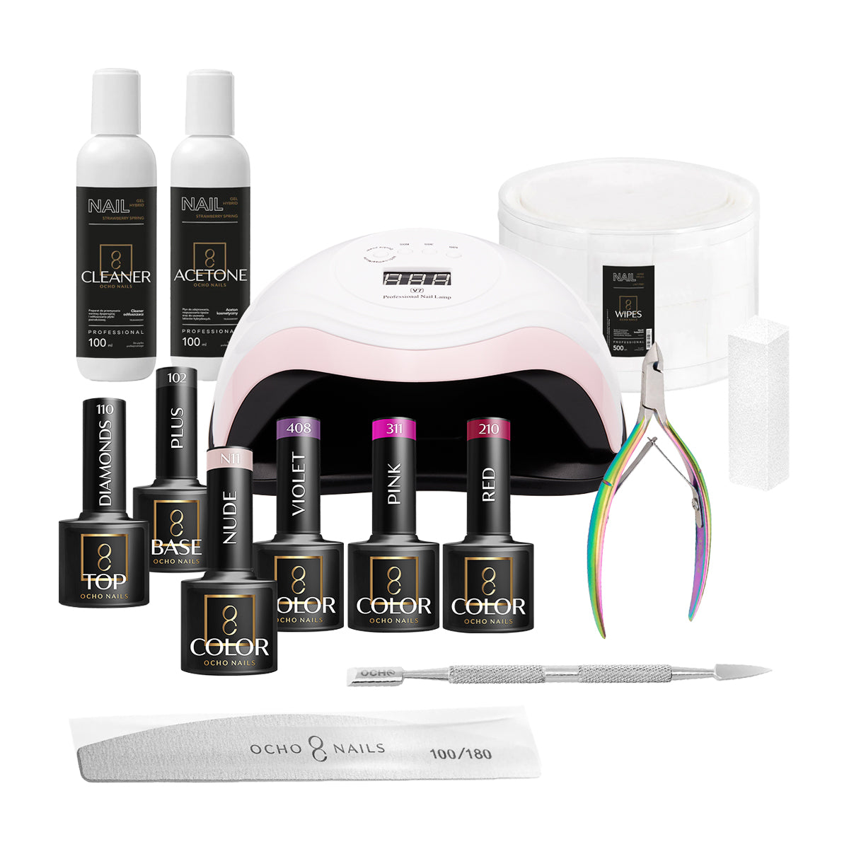 OCHO NAILS Υβριδικό Σετ Εκκίνησης 1