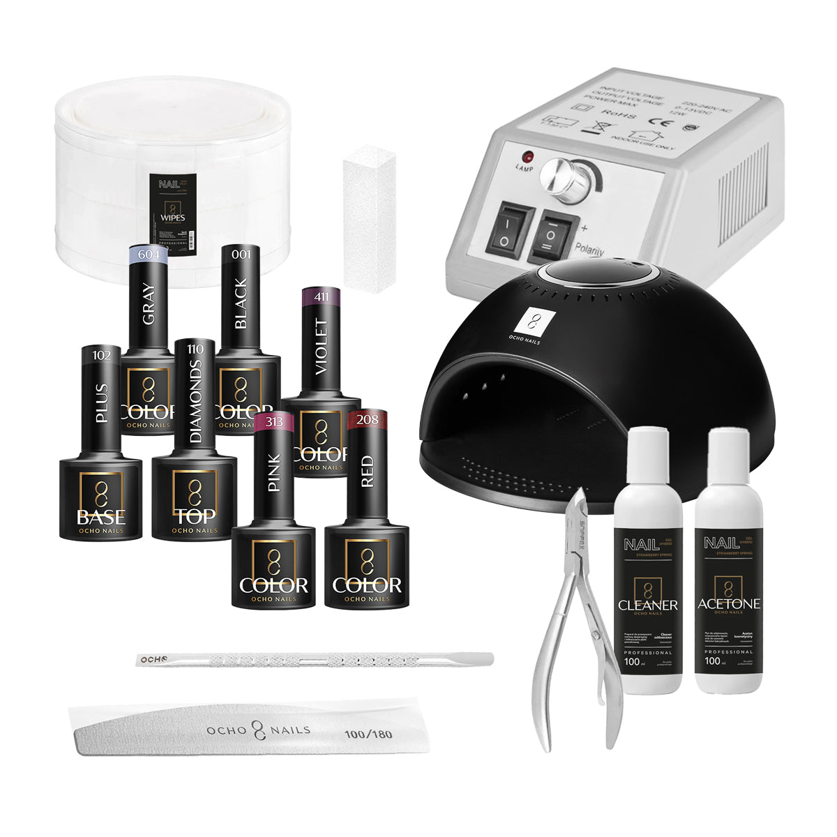 OCHO NAILS υβριδικό σετ εκκίνησης 2