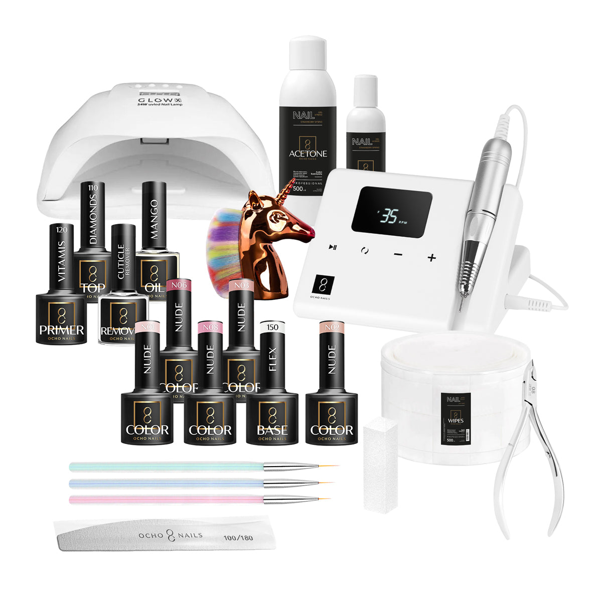 OCHO NAILS υβριδικό σετ εκκίνησης 5